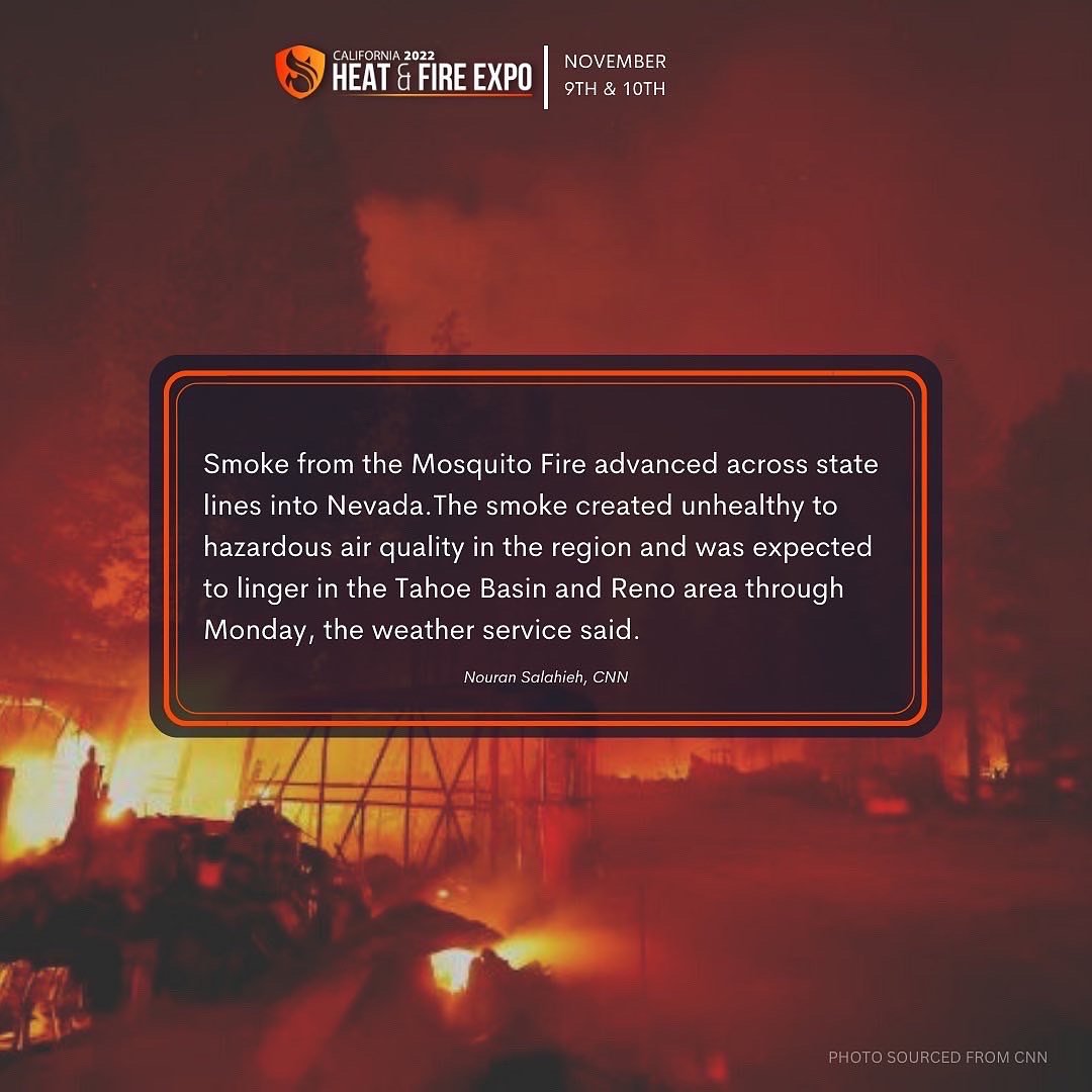 Mosquito Fire has destroyed 46 structures and continues its spread through dry forests in the Sierra Nevada mountains. As wildfires become larger its important to take action into preparing for such emergencies. ⛑

Sign up here!➡️ bit.ly/3xuzTru