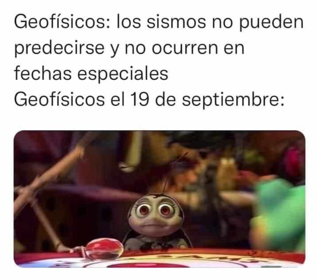jesusromanluna's tweet photo. Esto ya debe ser conciderando tradición nacional y día feriado 
#sismo #Temblor #19S https://t.co/trg0g4mBrd