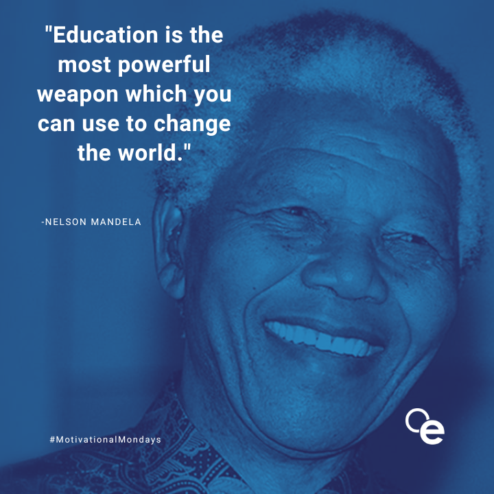 officeedge's tweet photo. "Education is the most powerful weapon which you can use to change the world." -Nelson Mandela https://t.co/bq852zYenT