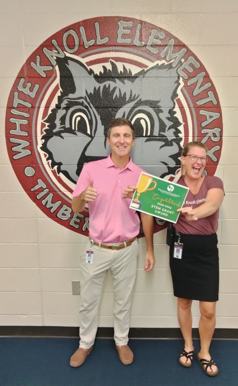 WhiteKnollElem's tweet photo. WKE was awarded a STEM Grant to support coding immersion needs at our school! Thank you Lexington One Educational Foundation &amp; the Board of Directors for selecting WKE as one of the schools for this grant! @LexingtonOne @RaisingSamuels @Lex1EdFound https://t.co/9gq1jjjN2U