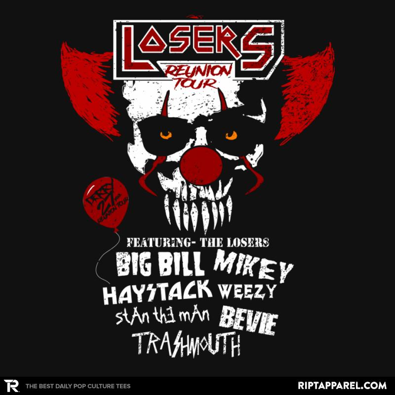 illproxy's tweet photo. LOSERS REUNION TOUR today @riptapparel !!-
https://t.co/2EOdFoCDTF

#It #pennywise #horror #HorrorArt #music #bandshirts #tshirt #illproxy #HorrorCommunity #artistsontwitter #Artists https://t.co/GxWkIy8R0w