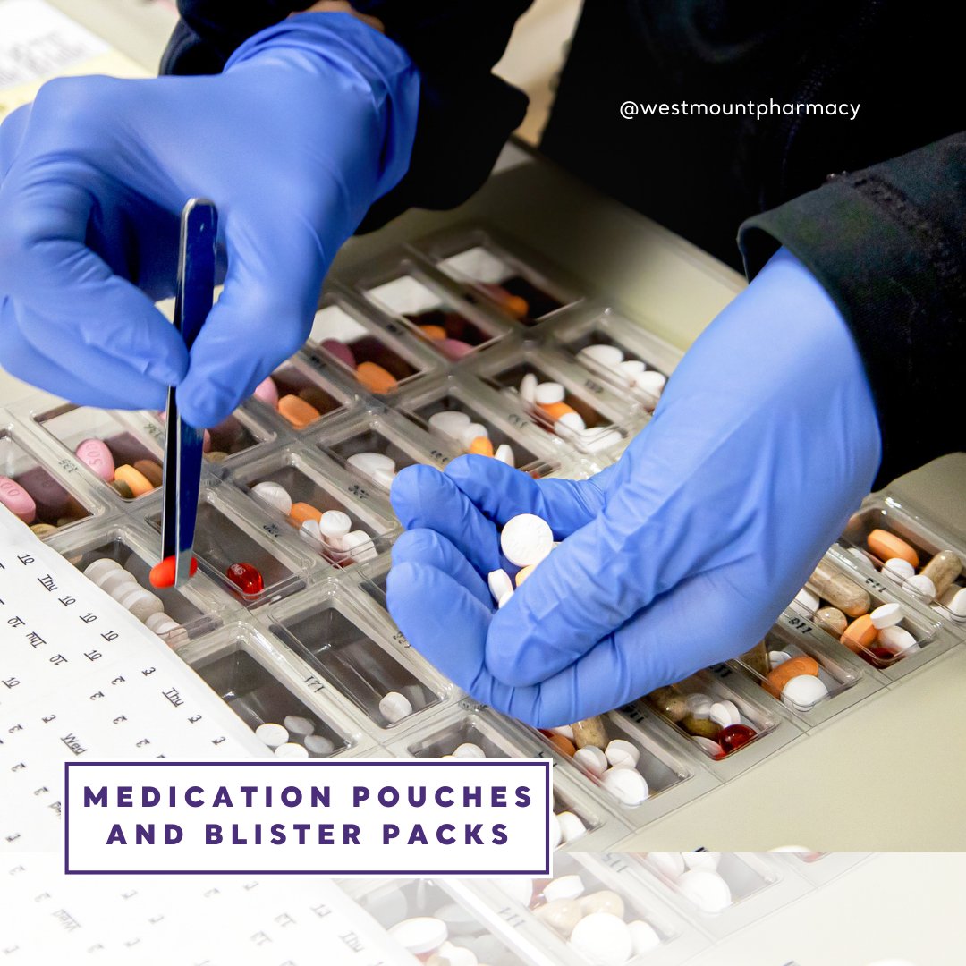 WestmountPharm's tweet photo. For patients who require multiple medications throughout the day, we offer customizable compliance packages automatically sorted by time and date.
✓ Automated sorting through automated machines
✓ High accuracy and efficiency
✓ Safe administration
https://t.co/Znqj87Gwgu https://t.co/UZe1DLvh58