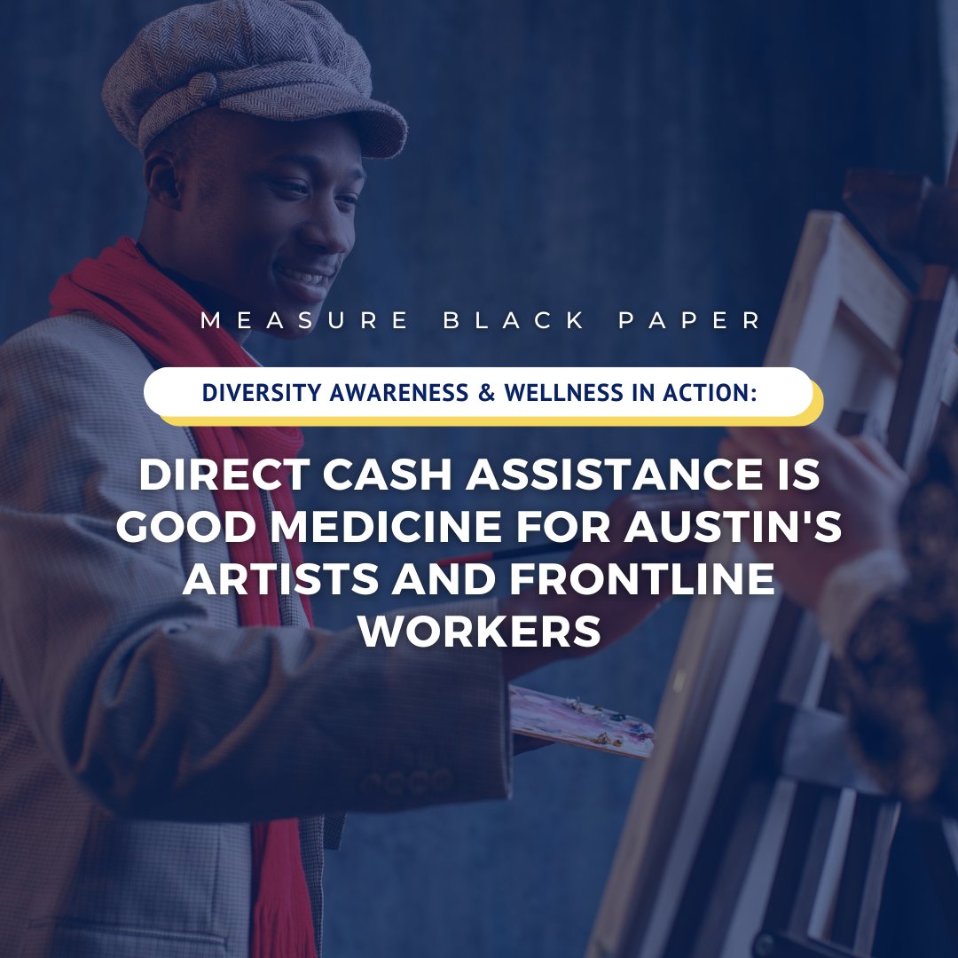 wemeasureus's tweet photo. Through their fund to support community frontliners of color, DAWA has raised and distributed over $153,000 in emergency funds over the last two years and is continuing this work in Austin. 🔎 📄 Read the full report here: https://t.co/lNNANCurY6 

#MEASUREBlackPaper https://t.co/W9RPKHE7A2
