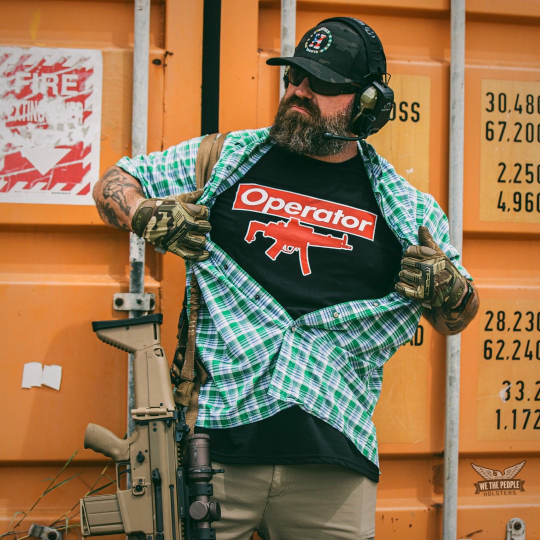 Wethepeoplehols's tweet photo. When you score your best time in a run n' gun and it's time for that Superman reveal!👀
https://t.co/CxLi3i6ju2
The most badass American made shirts for range days and casual carry are available now and ready to ship.🇺🇸
#operator #tactical #tacticaloperator #guntee #gunshirt https://t.co/8QnkWFYfa3