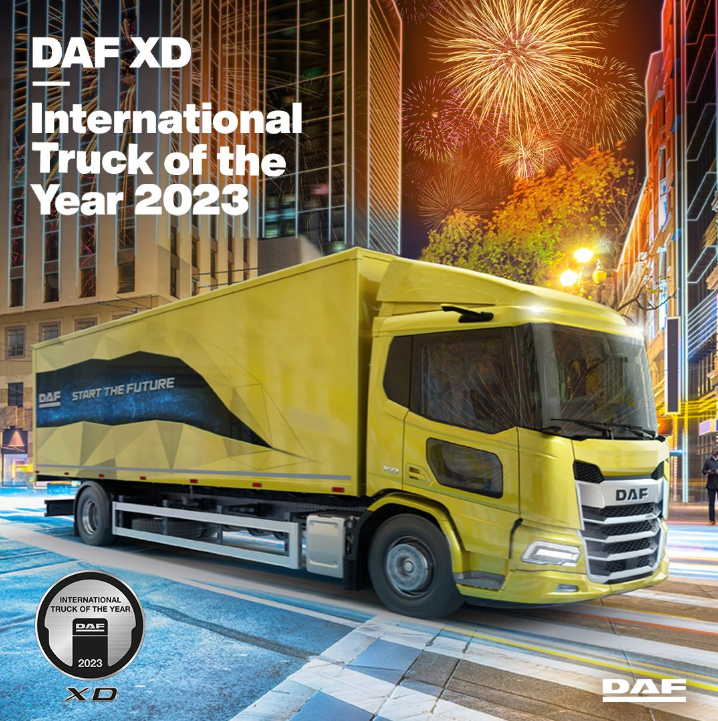 Truckland's tweet photo. DAF XD IS INTERNATIONAL TRUCK OF THE YEAR 2023! 🎉
@DAFTrucksNV
#DAFXD #IAA #ITOY #DAF #Transport https://t.co/MLz9lipMEg