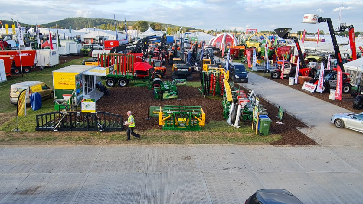 samcosystem's tweet photo. All set for @NPAIE 2022. Visit us at stand 262 row 16. Looking forward to seeing you all there. Wide range of equipment on show #ploughing22 #agriculture #samcosystem #farming22 #degradablefilm #maize22 https://t.co/3hfaeRLxOM