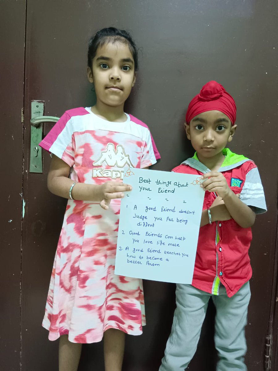 CelineMaryFran1's tweet photo. Gratitude TASK 78: Find three best things
about your friend and share them with her/him to make her feel good.
  #StrongSchools #BestSchoolPrize
#T4Edu @AbhilashaTochi
@MMselvaraj5 @ShiningStarSchl
@VikasPota #ADEK @AbhilashaTochi
 @MOEUAEofficial
@ADEK_tweet https://t.co/bZcXNf42zA