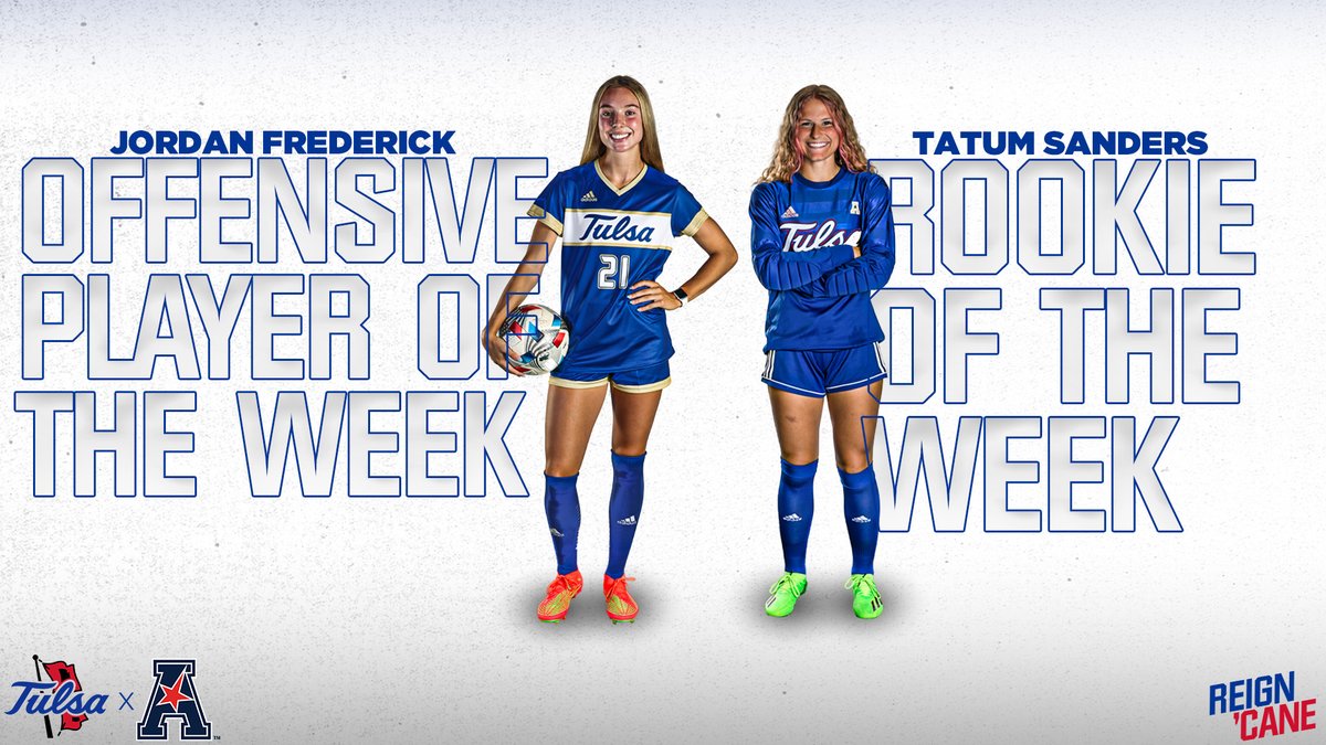 TulsaWSoccer's tweet photo. Tulsa’s Jordan Frederick Named The American Offensive Player of the Week; Tatum Sanders Tabbed as Rookie of the Week

https://t.co/CtDeHzqkvU https://t.co/4vF9RvAYr7
