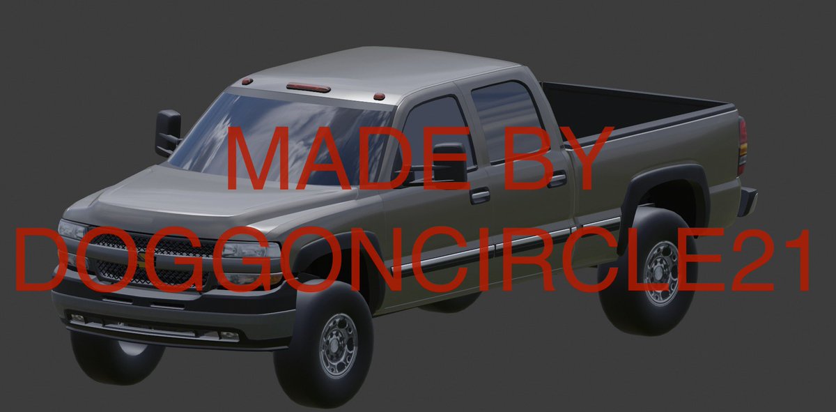 Some small updates I did to the 1999-2006 Chevlon Platoro’s for #GreenvilleV1 #RobloxDev #Blender3d