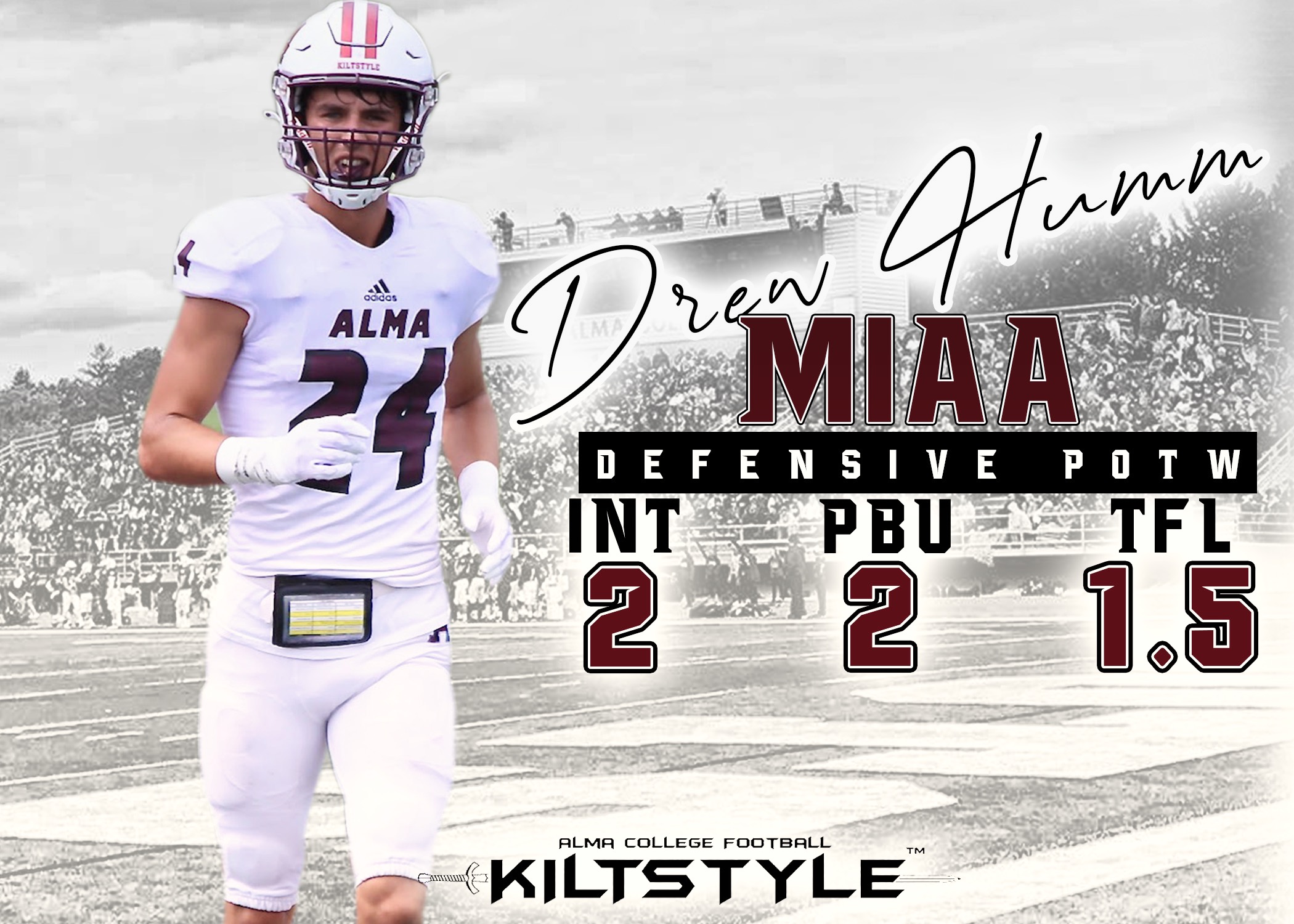 Alma College Football On Twitter Congrats Drew Gokiomi87y Twitter 