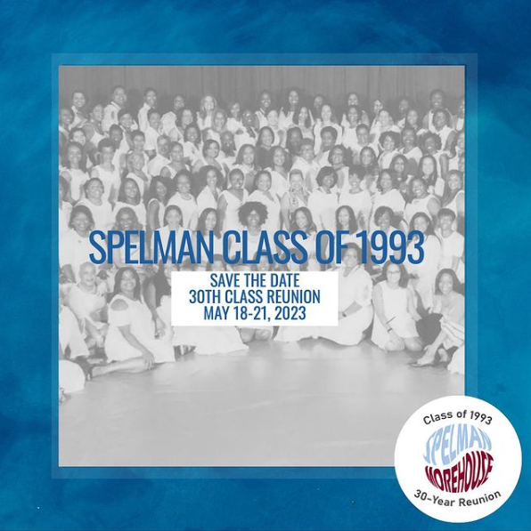 spelman1993's tweet photo. Our 30th year reunion will be here before you know it! Save the date! May 18-21, 2023! @SpelmanCollege #Reunion  #classof1993 #undaunted #spelmanmade https://t.co/2QN6SLO87t