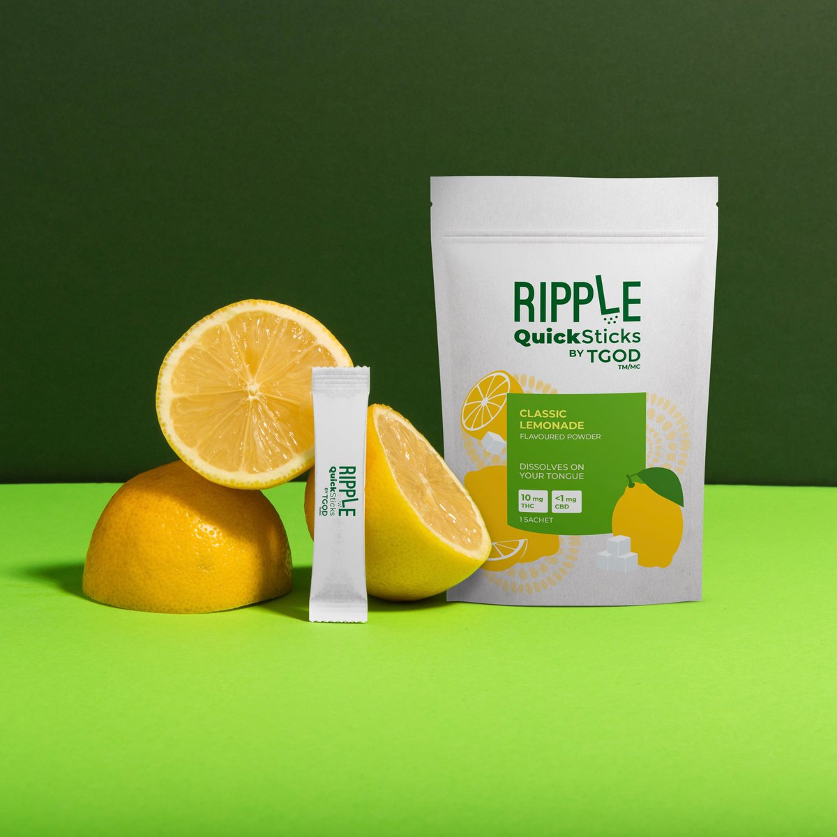 get_ripple's tweet photo. Add a little ✨zest✨ to the start of your week with Ripple QuickSticks. Dissolves directly on the tongue for a quick and discreet way to enjoy THC on the go. 

Available in Classic Lemonade and Blueberry Pomegranate flavours. Ask your budtender! 🍋 https://t.co/ePbzTFuxZL