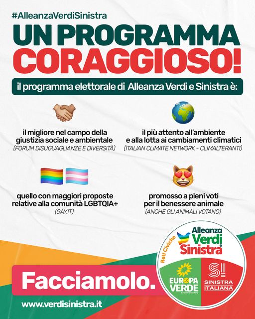 BevilacquaME's tweet photo. è iniziata l'ultima settimana di #campagnaelettorale. Il #25settembre è l'occasione per portare in #Parlamento chi vuole #energierinnovabili, #mobilitàsostenibile, #giustizia ambientale e sociale, cioè #AlleanzaVerdiSinistra.
#ElezioniPolitiche22 
#Elezioni2022 https://t.co/4tkvK52Df8