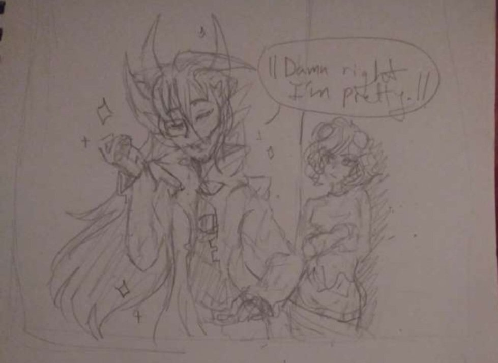 Yellowwithalisp's tweet photo. Some #Azdaja x oc art of my violet Delyea!
#hiveswap #art #hiveswapoc #fantroll https://t.co/D99ZaOKmMu