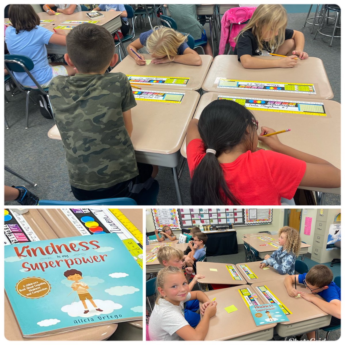 househelm's tweet photo. I had the pleasure of reading to Ms.Stanfill’s class! Then they got to work, listing the ways they can be KIND! #HawksSOAR https://t.co/lJLAPNmlQA