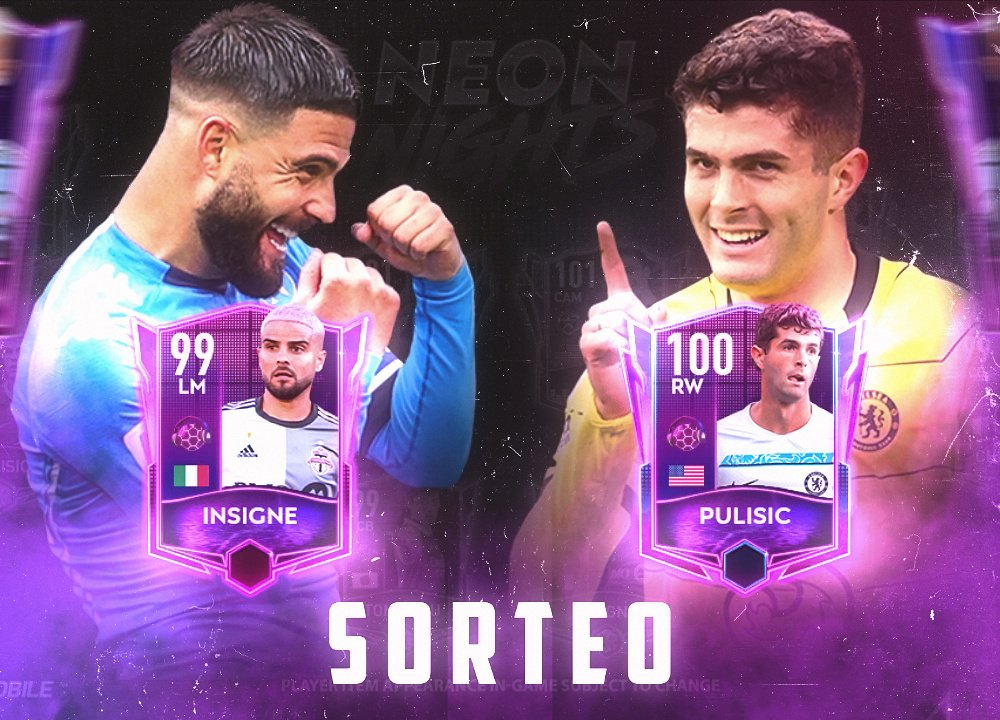 HDWolvie's tweet photo. 🚨SORTEO ESPECIAL NOCHES DE NEÓN patrocinado por 
@EAFIFAMOBILE

Requisitos:
✅Seguir a 
@HDWolvie
 y 
@EAFIFAMOBILE

🔃RT al tweet
💗Suscribirse a YouTube
💗Follow en Twitch (wolviehd)
✅Comenta el tweet con que jugador elegirías

Finaliza el JUEVES 22 a las 21h.

SUERTE 👏 https://t.co/RmvvA3V0Hh