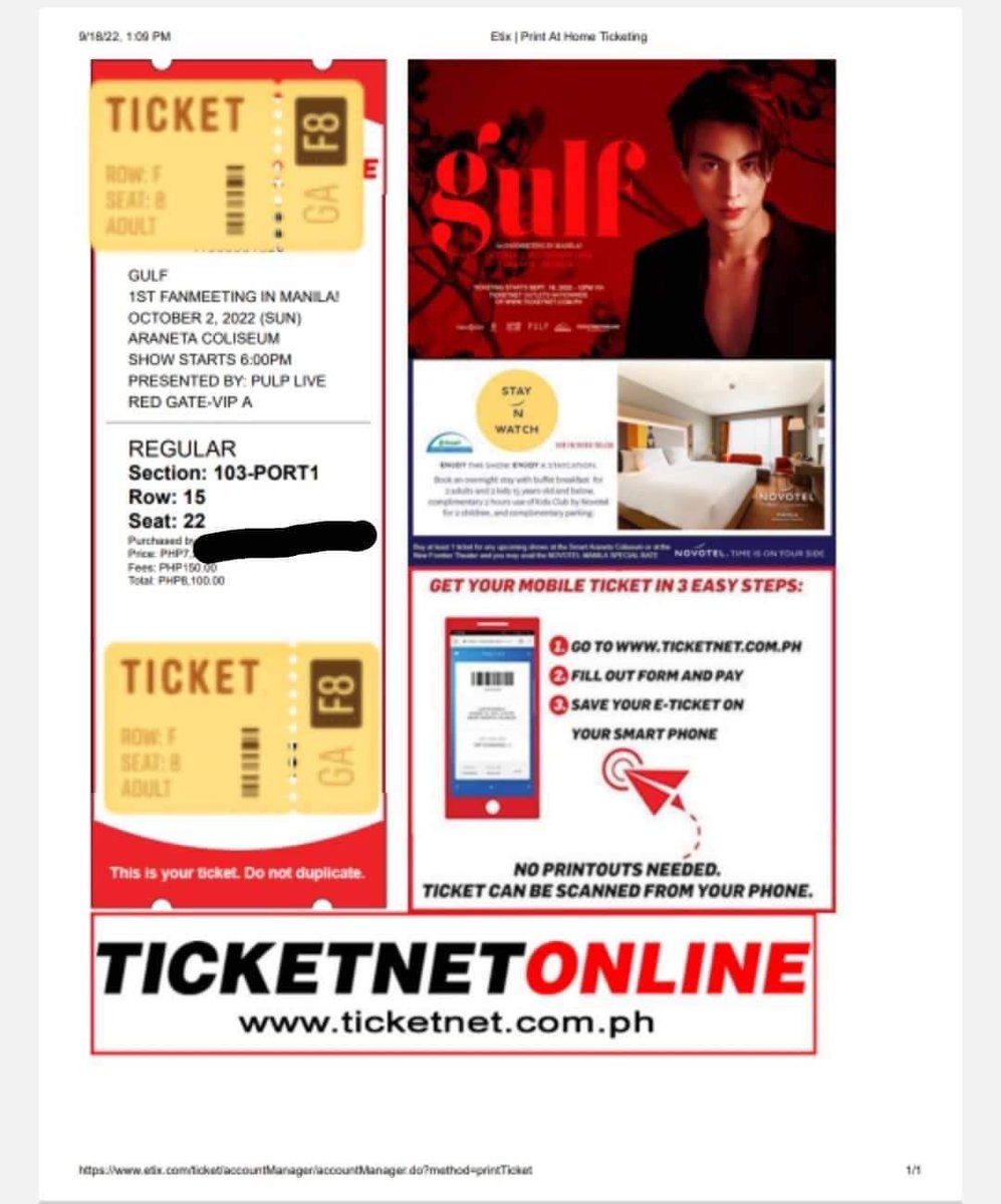OpiumCoca's tweet photo. GA : FREE TICKETS
Gulf Kanawut’s Fanmeet in Manila.
2 Royalty, 1 VIP A, 1 VIP B

To celebrate OC’s birthday 🥳 🎉 

1. Like, RT/QRT
2. Follow OC’s social media (Twt, IG, Tiktok, WP)
3. Drop pic &amp; encouragement to Gulf 
4. Use hashtag : #GulfThe1stAsiaTour2022
5. Ends: 25/09/2022 https://t.co/d45molUH8t