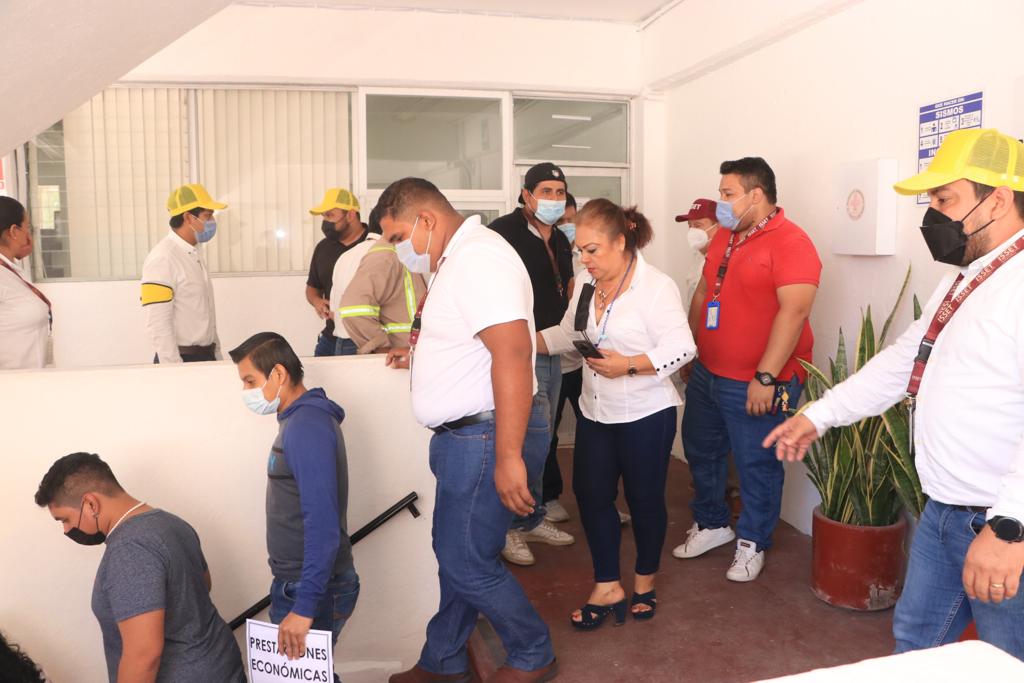 Isset_Tab's tweet photo. los trabajadores y las brigadas internas pusieron a prueba su capacidad de reacción ante la eventualidad de una emergencia o desastre natural. https://t.co/ouxLtDrYpS