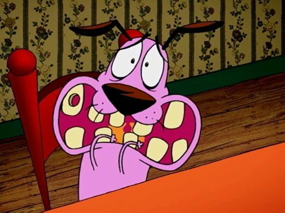 courage the cowardly dog scared