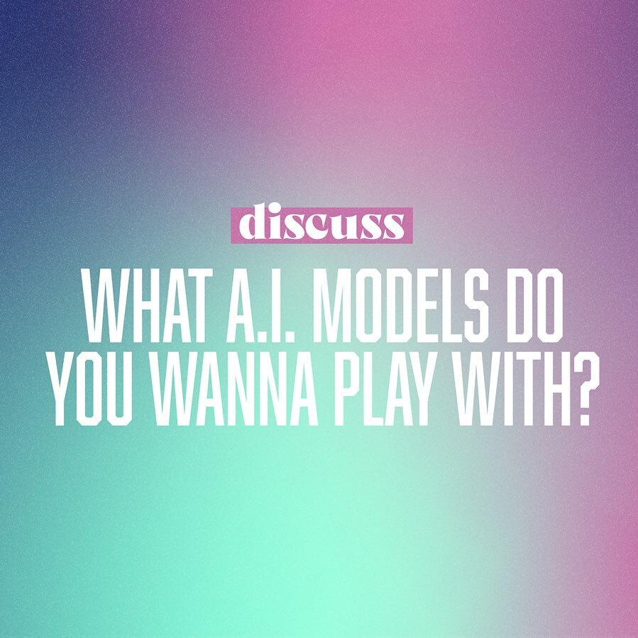 ArtstronautsFun's tweet photo. We’re gonna be doing some more things with more AI models in the future… soon in the future… what would you wanna see? What do you really wanna play with and dive into more? 👀 https://t.co/tPpIT3mXFt
