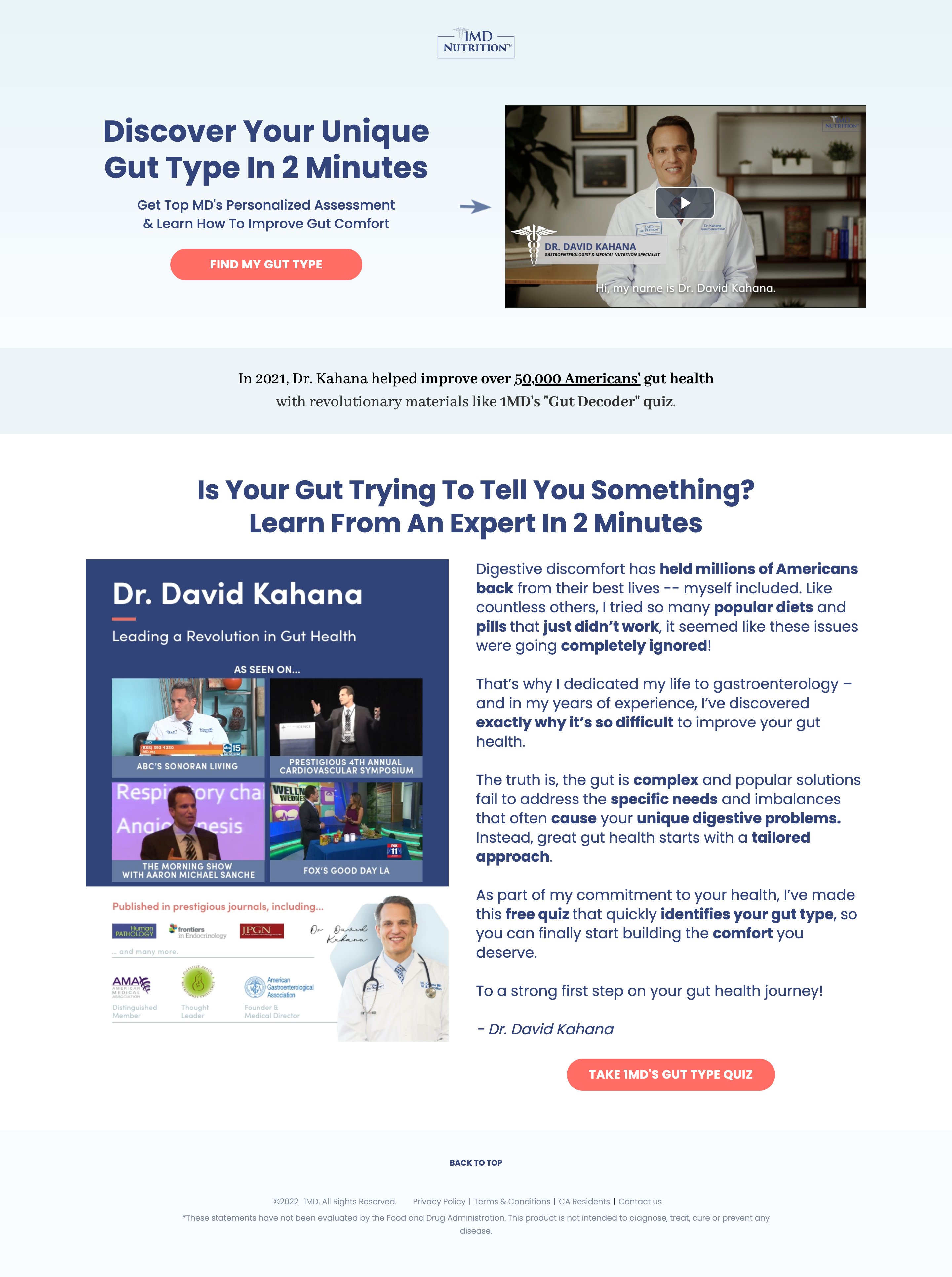 Don’t send visitors to a quiz page right away. First show them a quiz landing page which excites them about taking the quiz. Like here.