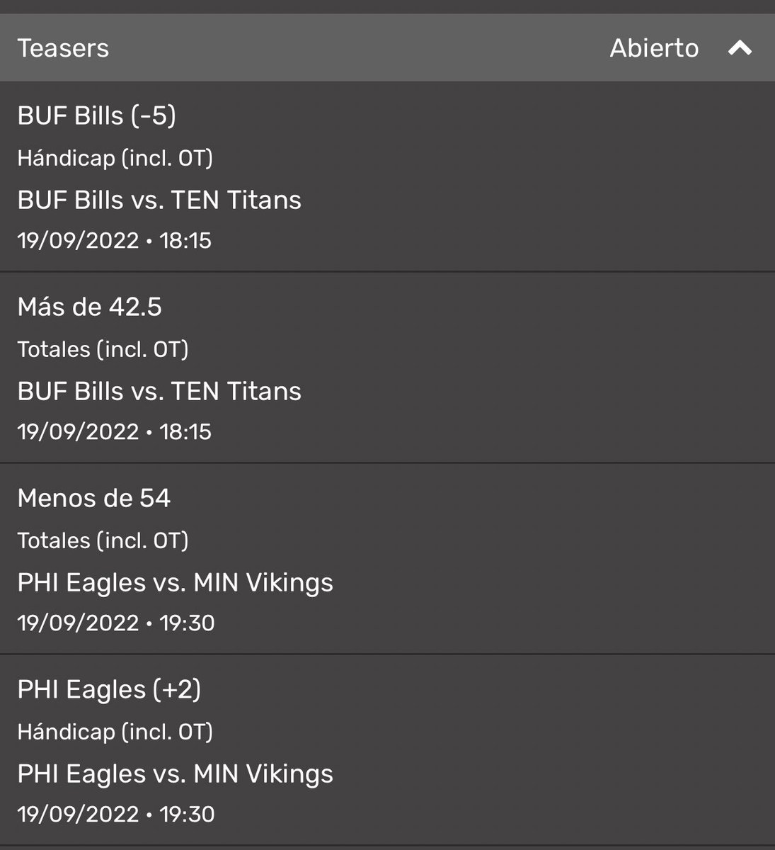 kingbet08's tweet photo. Ya listos para el #MNF Moooondayy Night aquí les dejo los picks ya saben solo les pido su ❤️ y rt 

vamos a seguir con esta buena racha señores https://t.co/NiceQ7EFab