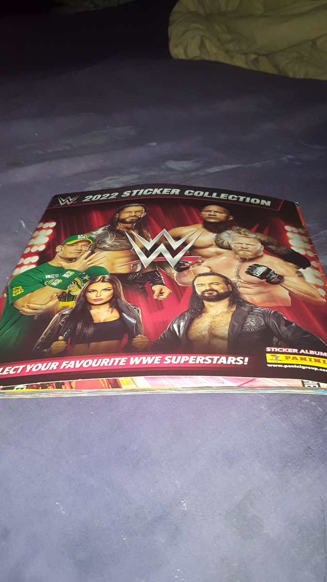 Norman976Ben's tweet photo. Not bad for a #freebie from my local #mccolls. Look who's on the front as well. Your #tribalchief @romanreigns and #thepeopleschamp @therock. Now that can't be a coincidence. @wwe #stickeralbum #collector @paniniukofficial https://t.co/nJQnf5KkLk
