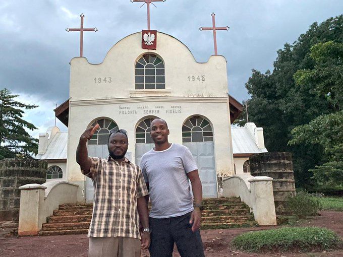 Sun sets at The Nyabyeya Heritage Site where over 47 Polish refugees died of Malaria between 1939-1945. We thank The Parliament of Uganda, MTWA, PS Doreen Katusiime and Commissioner Jackie for adopting Intangible Culture and passing the Monuments and Museums amendments Bill