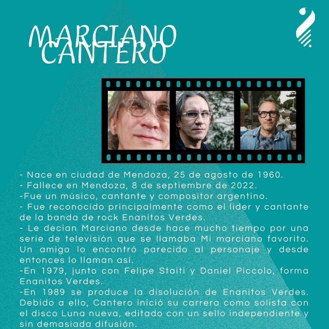 Radio1065FM's tweet photo. #recordandoa #nuevoespacio #de3a6 📻🎶
Hoy recordamos a Marciano Cantero 🎤 gran cantante y compositor argentino.
Todos los detalles sobre su vida en De 3 A 6 📻 tu mejor programa de las tardes ⏰ junto a @SarmientoCintya 💪 https://t.co/5LWxkLeG5T