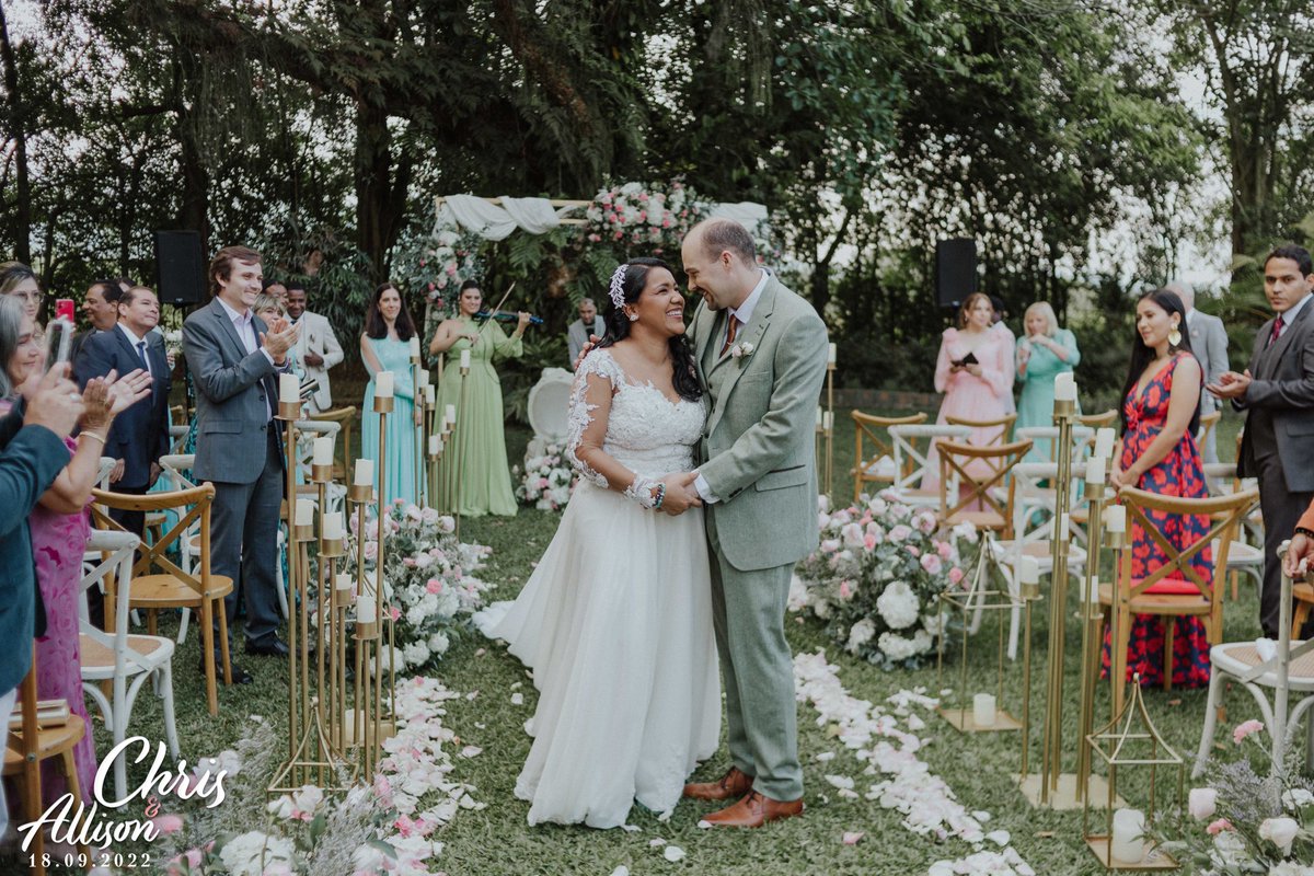 GodsHeartTV's tweet photo. We are happy to share with you the first set of pictures from the Wedding Blessing of Chris and Allison on Sunday 18th September 2022 in Cali, Colombia. 

“When you give your best to God, He will save the best for you. Love is truly beautiful in God’s time!” - Brother Chris https://t.co/2j3h6bRGIv