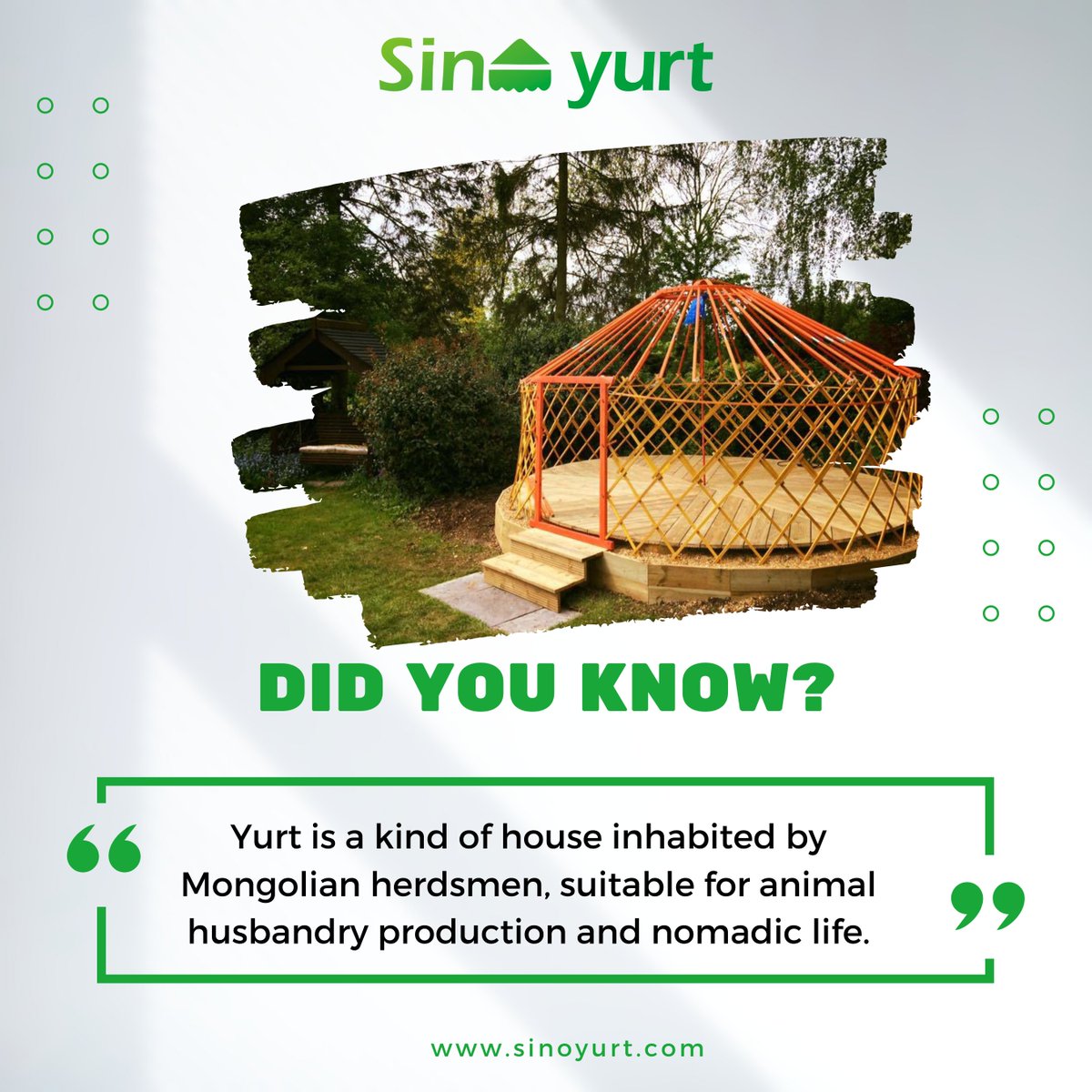 SinoYurt's tweet photo. Our yurts are designed to be easy to assemble, dismantle, and transport.
#sinoyurt #yurtsareavailable #yurtshockinghills #sell #yurts #transport #nature #mongolianyurts #traditional #ecotourism #peace #tentservice https://t.co/mBbixfVwzT