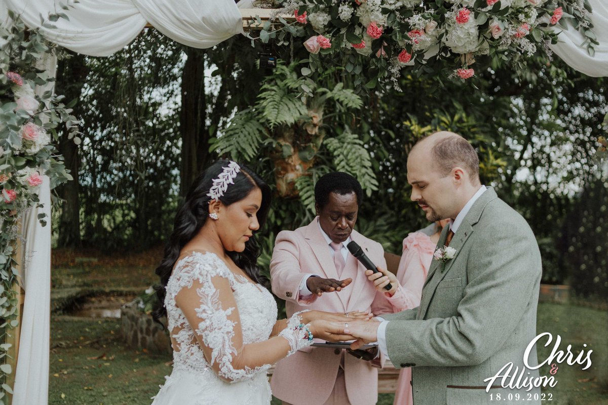 GodsHeartTV's tweet photo. We are happy to share with you the first set of pictures from the Wedding Blessing of Chris and Allison on Sunday 18th September 2022 in Cali, Colombia. 

“When you give your best to God, He will save the best for you. Love is truly beautiful in God’s time!” - Brother Chris https://t.co/2j3h6bRGIv