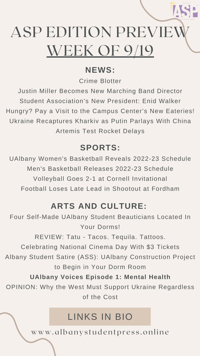 Albany Student Press tweet media