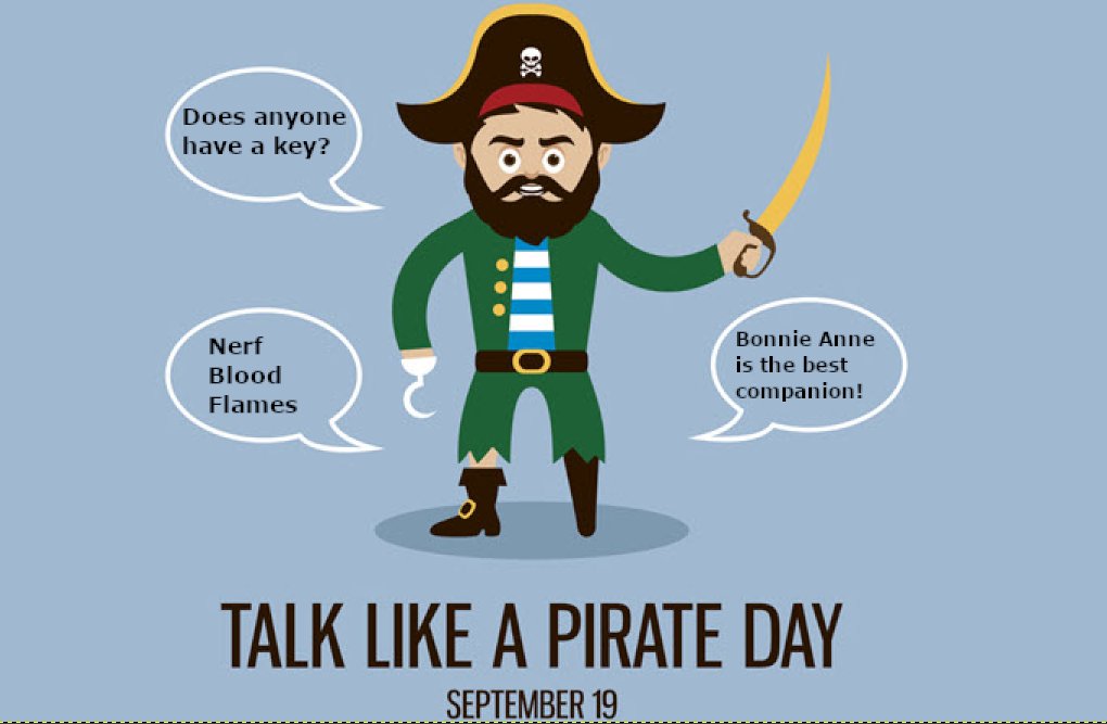 Pirate101's tweet photo. Happy Talk Like a Pirate Day, mateys! #Pirate101 https://t.co/V24yhpmwv0