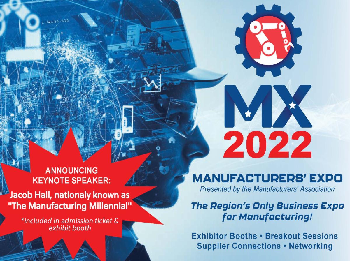 The “Manufacturing Millennial” Jake Hall &amp; EdgeFactor Founder to be Keynote Speakers at MX2022 Manufacturers Expo on November 8th!
Read more: conta.cc/3qNIrWL