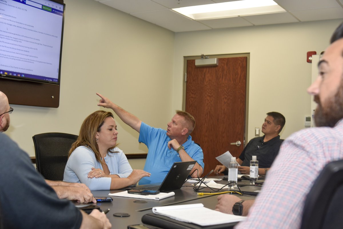 FLETC's tweet photo. #FLETC is hosting the Department of Homeland Security Leadership Academy #DHSLA. Week two of the training engages #LawEnforcement students in a variety of classes to include Leadership Through Adversity, Starting With Why, and Officer Wellness. #WeAreDHS https://t.co/2aECCHyoxV