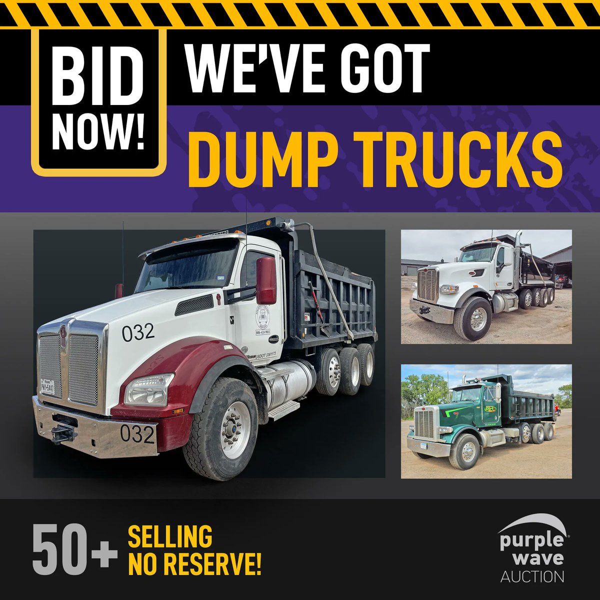 purplewave.com/landing/trucks… #dumptrucks #dumptruck #trucks #constructiontruck #equipment #construction #constructionequipment #heavyequipment #auction