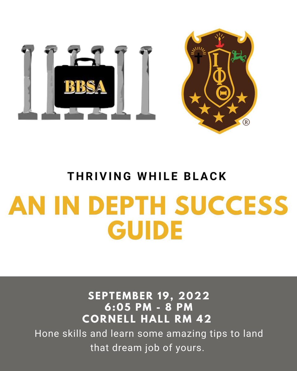 Glad to be spending part of Founders Day’ with <a href="/MUBBSA/">BBSA</a> in service to the student body as a resource on ways we can advance ourselves and ultimately the socioeconomic standing of our community which in turn will hopefully stop our general mistreatment. Come thru ✊🏿🏹