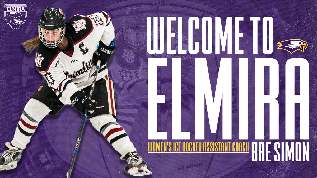 ECSoaringEagles's tweet photo. Women’s Ice Hockey Adds Bre Simon to Coaching Staff

📰: https://t.co/HVqcUoFpms

#TogetherWeFly #FightOn4EC #ElmiraProud https://t.co/1TGNPkdtgv