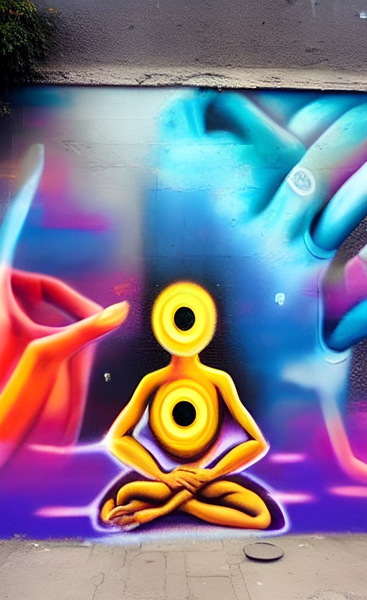 MysticMurals's tweet photo. The equanimous ONE, touching infinity    #NFTCollections on #ICP https://t.co/E2j3S3Lbao