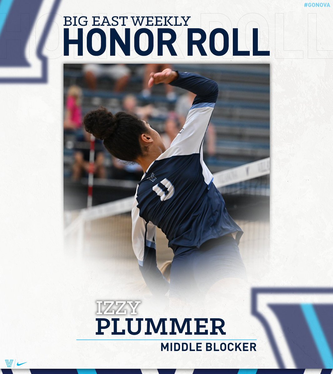 🄷🄾🄽🄾🅁 🅁🄾🄻🄻

Congratulations to Izzy Plummer, who earned BIG EAST weekly honors after leading the conference in blocks this weekend.

#GoNova