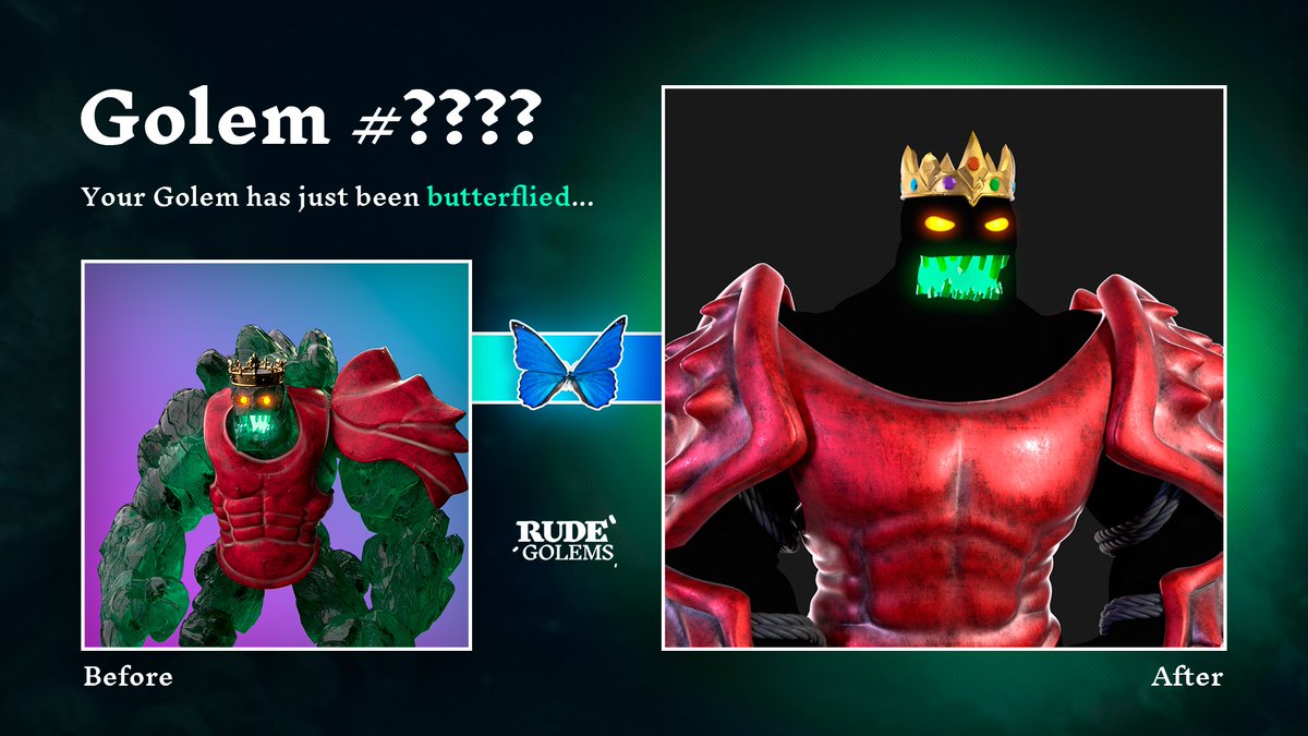 RudeGolems's tweet image. Emerald Smasher Teeth 💚

Skin and final form up next. Get ready. 🤬