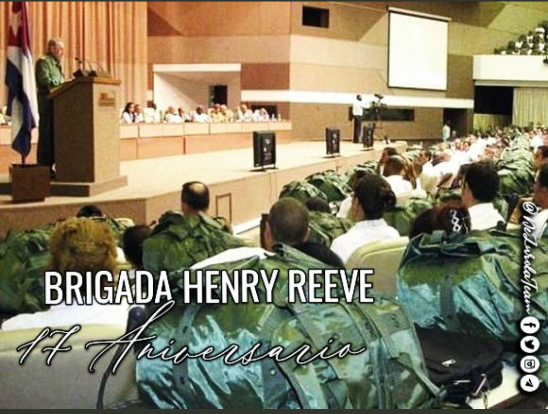 Cuba tiene el orgullo de contar con un ejército humanista, solidario e internacionalista. #CubaEsAmor
#HéroesDeLaSalud
#BrigadaHenryReeve #CódigoSi
#CubaPorLaVida #CubaPorLaSalud
#CubaCoopera <a href="/cubacooperaven/">Brigada Médica Cubana en Venezuela</a> <a href="/AdanVillavicen5/">Adan Villavicencio Guzmán</a> <a href="/altunaga_perez/">Esthet Perez altunaga</a> <a href="/MINSAPCuba/">Ministerio de Salud Pública de Cuba</a> <a href="/japortalmiranda/">José Angel Portal Miranda</a>