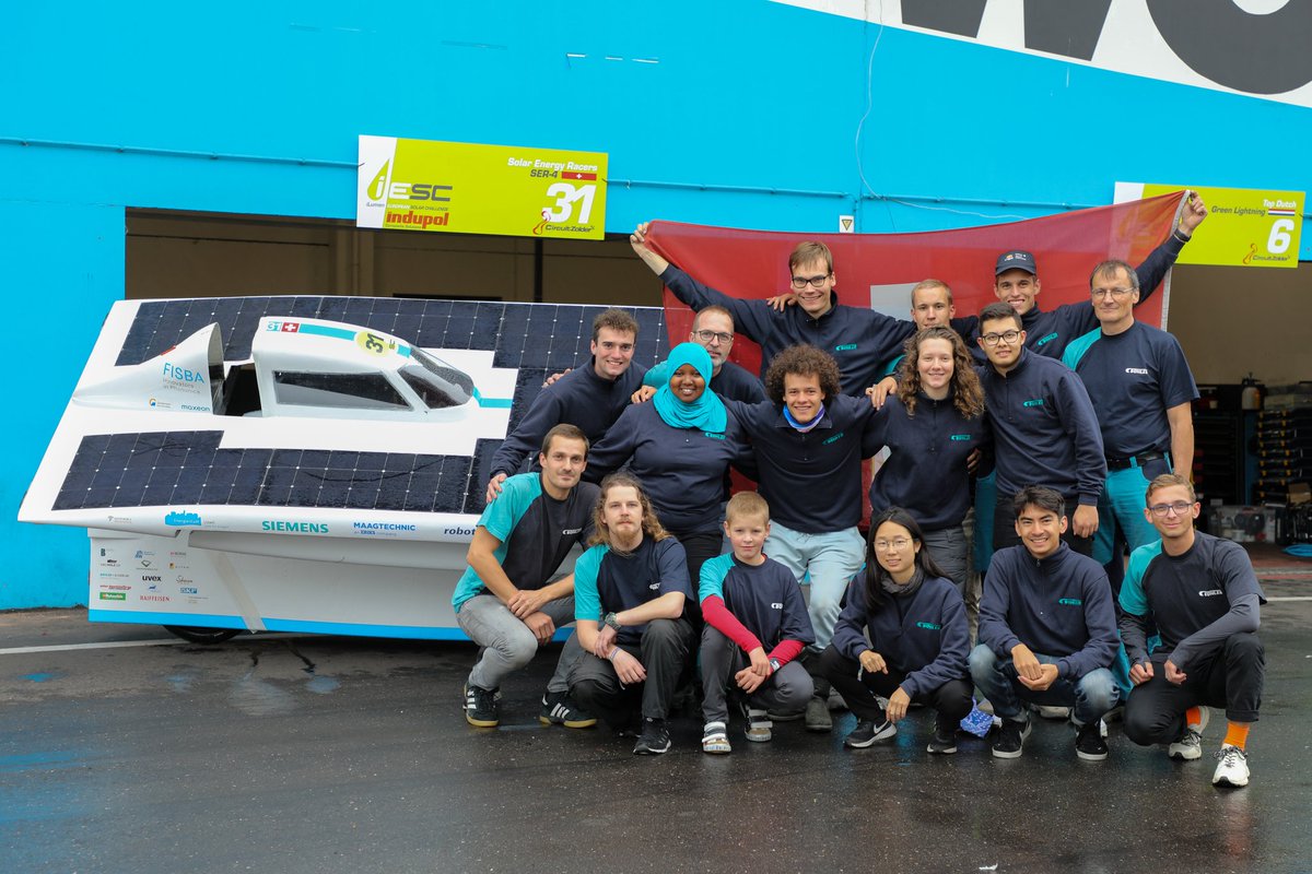 SERdotCH's tweet image. The race is already over. We managed to place ourselves at the 7th place at the 24h iLumen European Solar Challenge in challanger class.