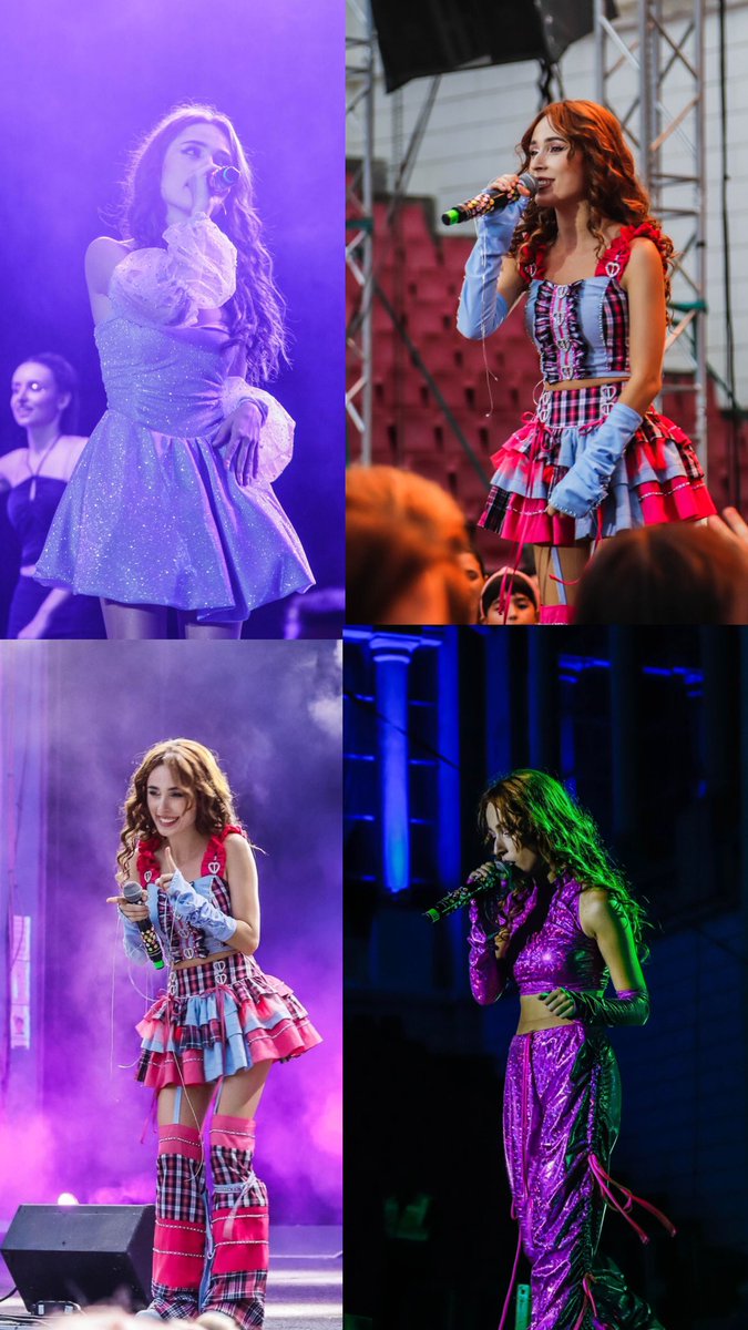 andragoganoff's tweet photo. I recreated @TiniStoessel outfits on stage 🔥 I hope Tini will see this! I apreciate you so much! https://t.co/ZPFbTk4CHq