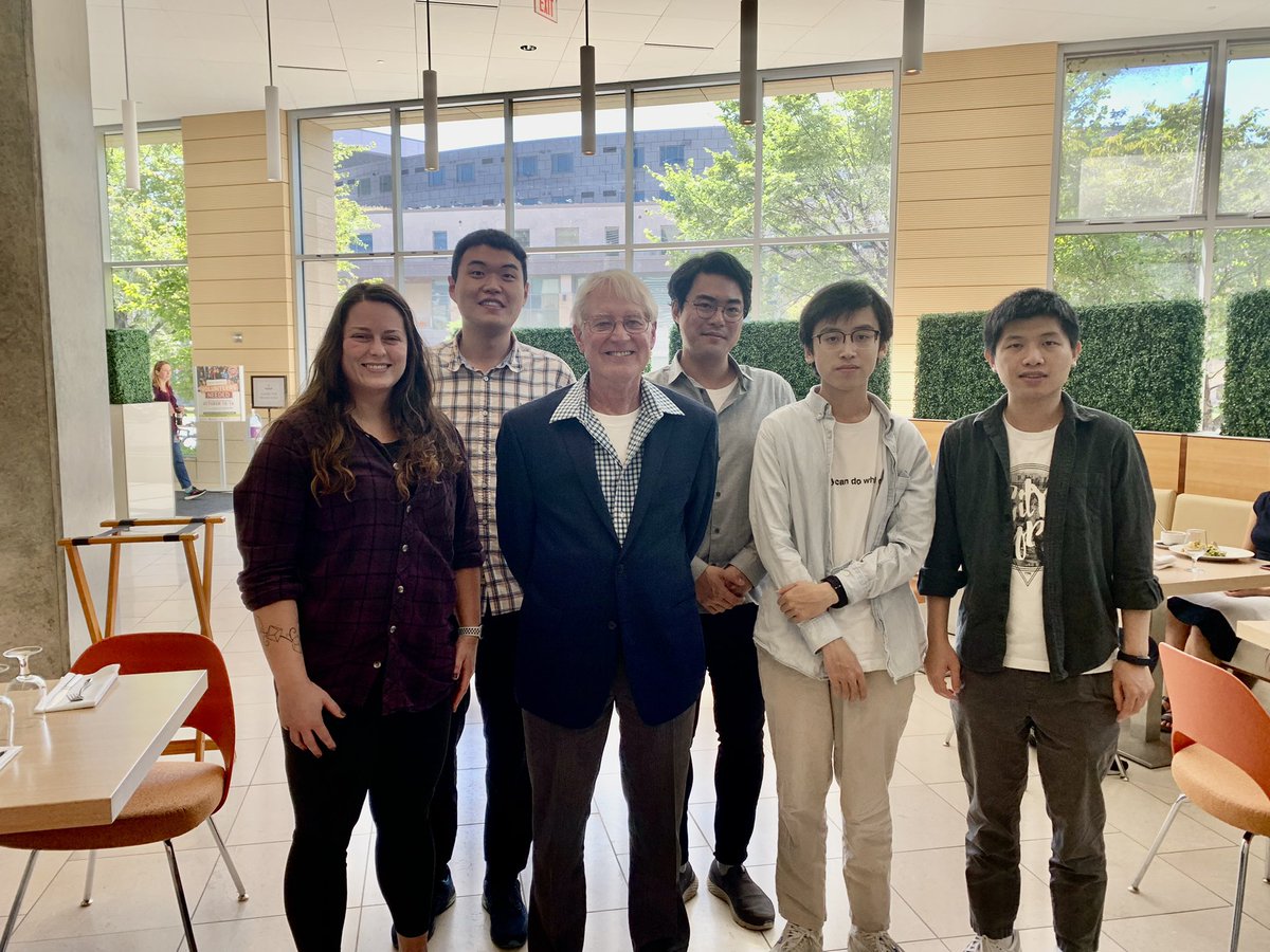 Yunrui Qiu (@yunruiq) on Twitter photo Nice to have a wonderful lunch with Prof. Ken Dill from Stony Brook University to celebrate his winning of the Hirschfelder prize in theoretical chemistry. His passion about education and research inspired me a lot.<a href="/TCI_UW_Madison/">TCI UW-Madison</a> Nice to have a wonderful lunch with Prof. Ken Dill from Stony Brook University to celebrate his winning of the Hirschfelder prize in theoretical chemistry. His passion about education and research inspired me a lot.<a href="/TCI_UW_Madison/">TCI UW-Madison</a>