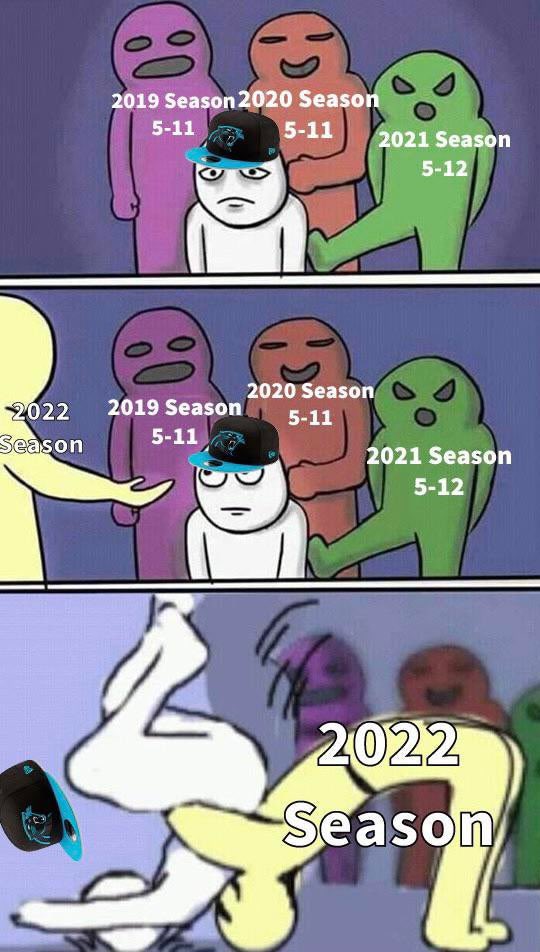 PanthersMemes's tweet photo. Well at least we might get 5 wins… #KeepPounding https://t.co/lK5NZWjjqr