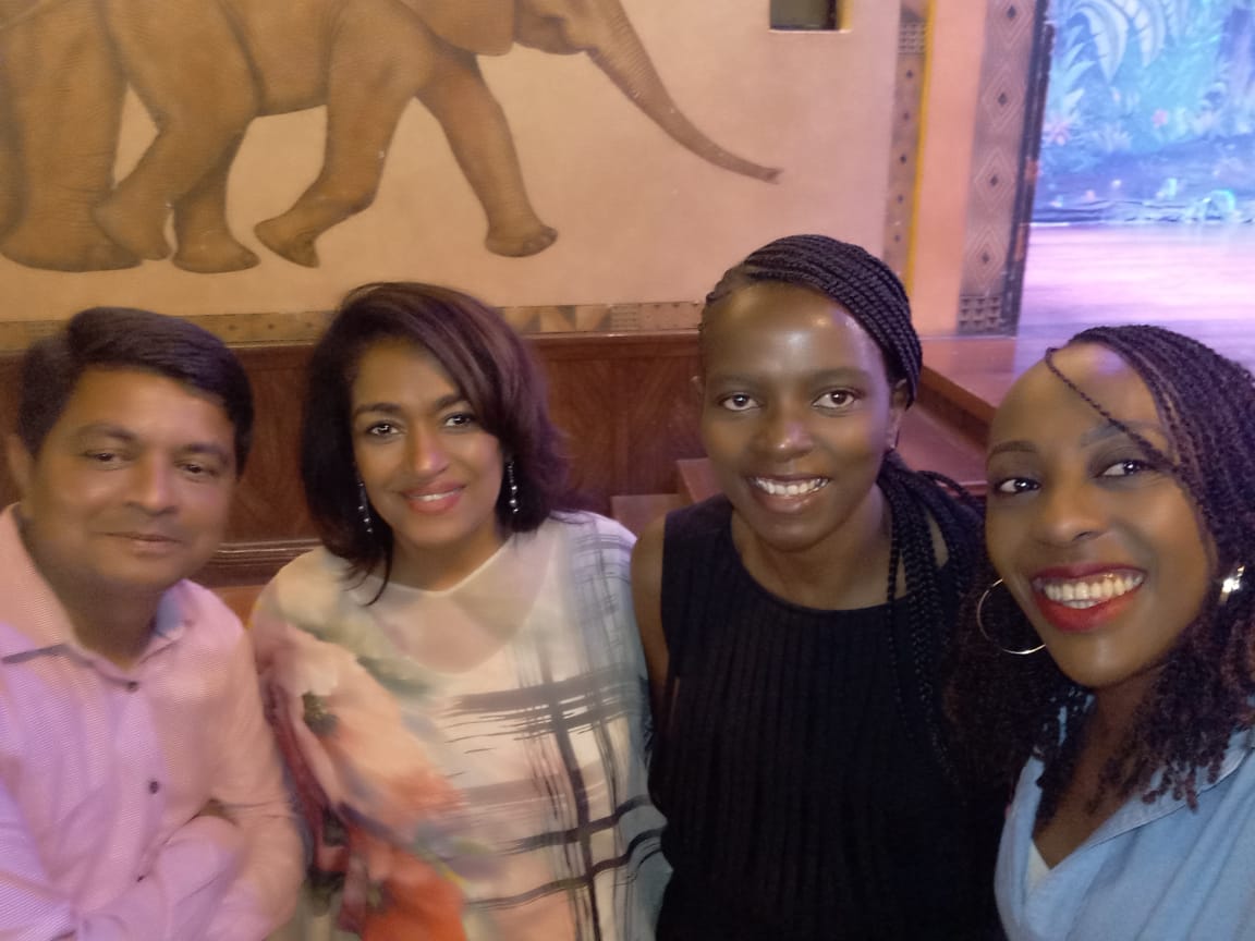EstherPassaris's tweet photo. With Vamshi Krishna, Betty Nyongesa and Esther Karimi of PZ Cussons earlier tonight. Thank you ladies and gentleman for the love; it was nice to get to know you. https://t.co/nuo7KeO9x8