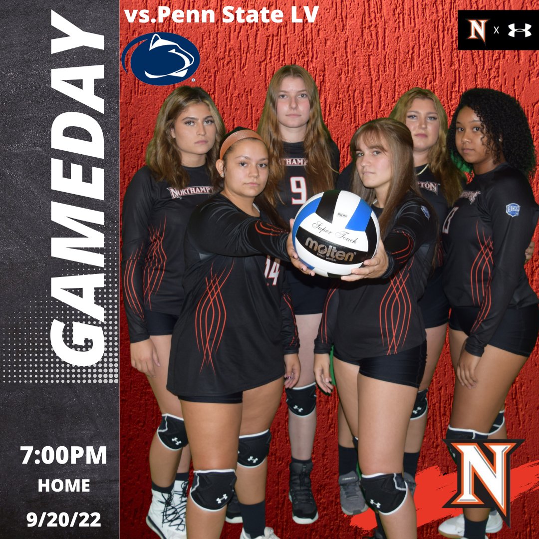 NCCAthletics's tweet photo. 🚨GAMEDAY🚨
🏐W. Volleyball
🆚 @PennStateLVAthl 
⏲️7:00PM
📍Bethlehem, PA
📺https://t.co/i4HT5ubimF https://t.co/UCYlownLAe