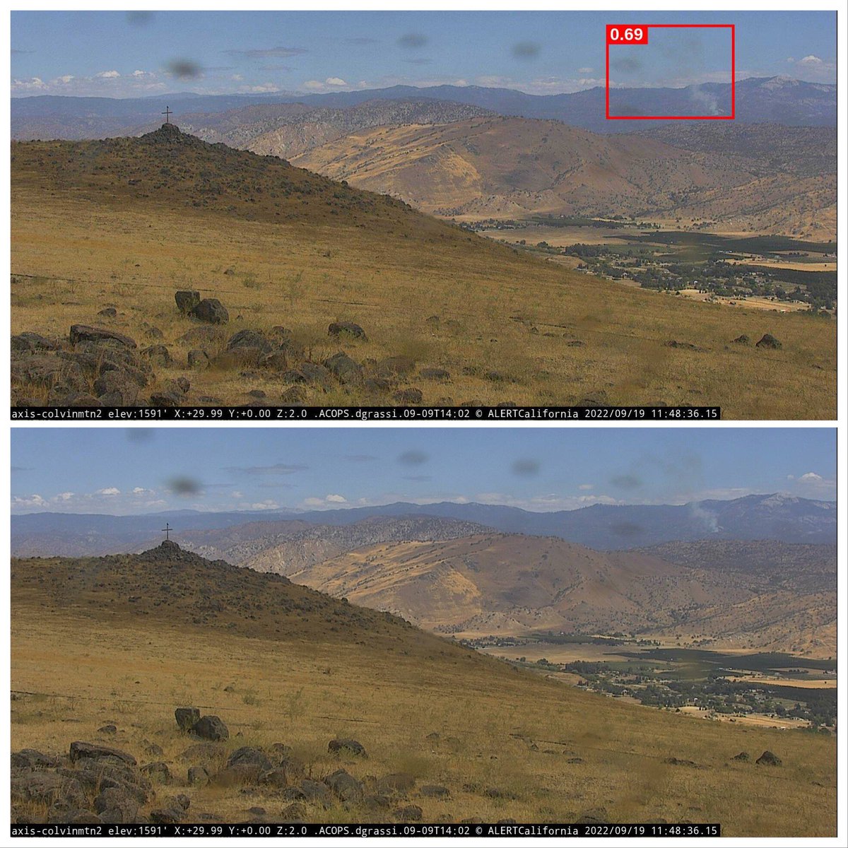 reportfires's tweet photo. #WildfireDetection 🔥 A possible #wildfire was detected at 20220919 11:48 PST near Rayo, CA, USA.  https://t.co/4Cob8CVHNh https://t.co/24SWBZPHS9